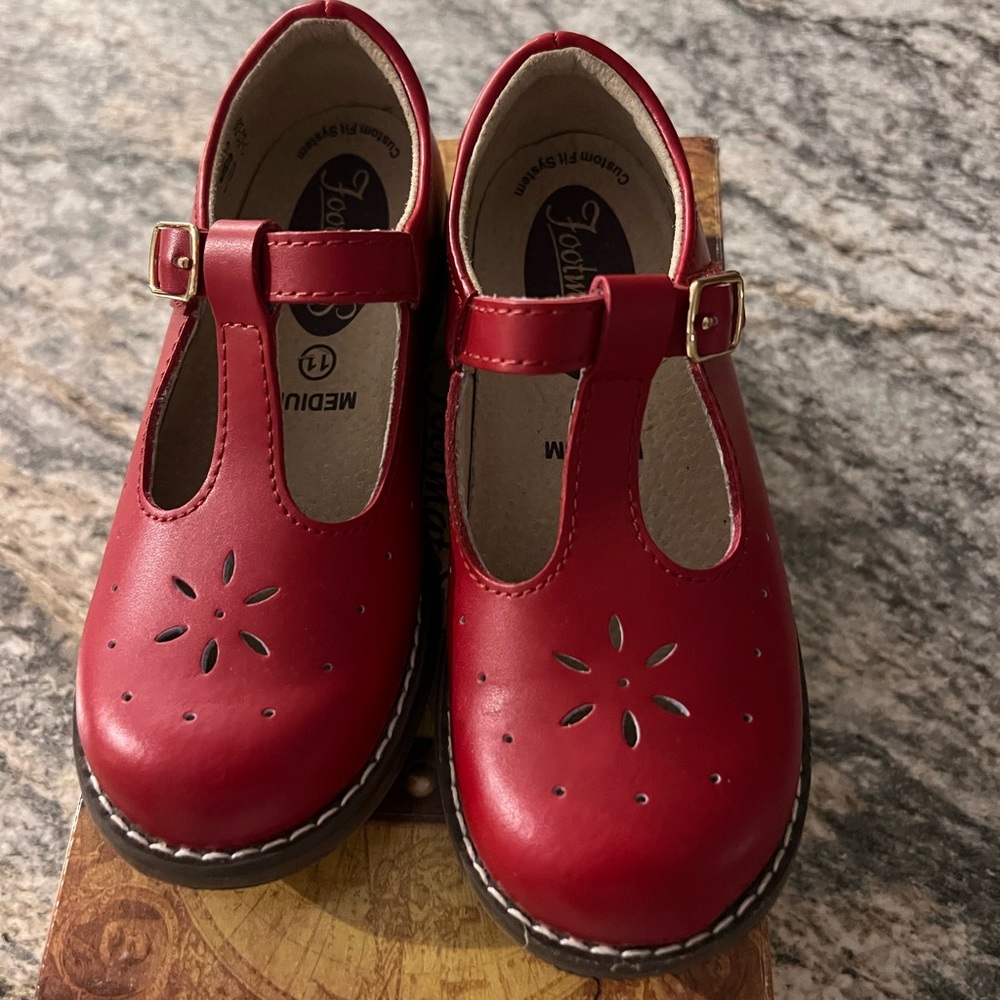 Footmates sherry red shoes